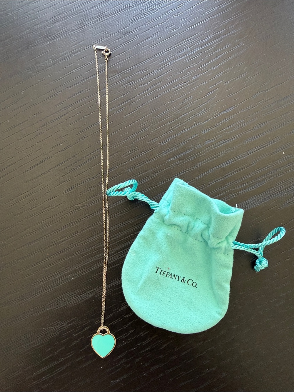 Tiffany & Co. Turquoise Heart Necklace